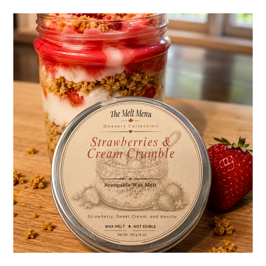 Strawberries & Cream Crumble  | Scoopable