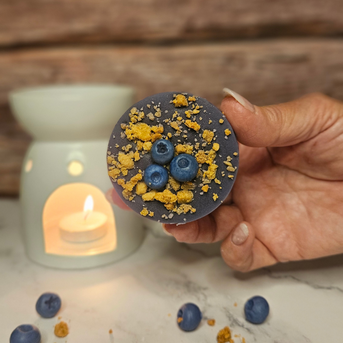 Mini Blueberry Cheesecake | Sliceable Wax Melt