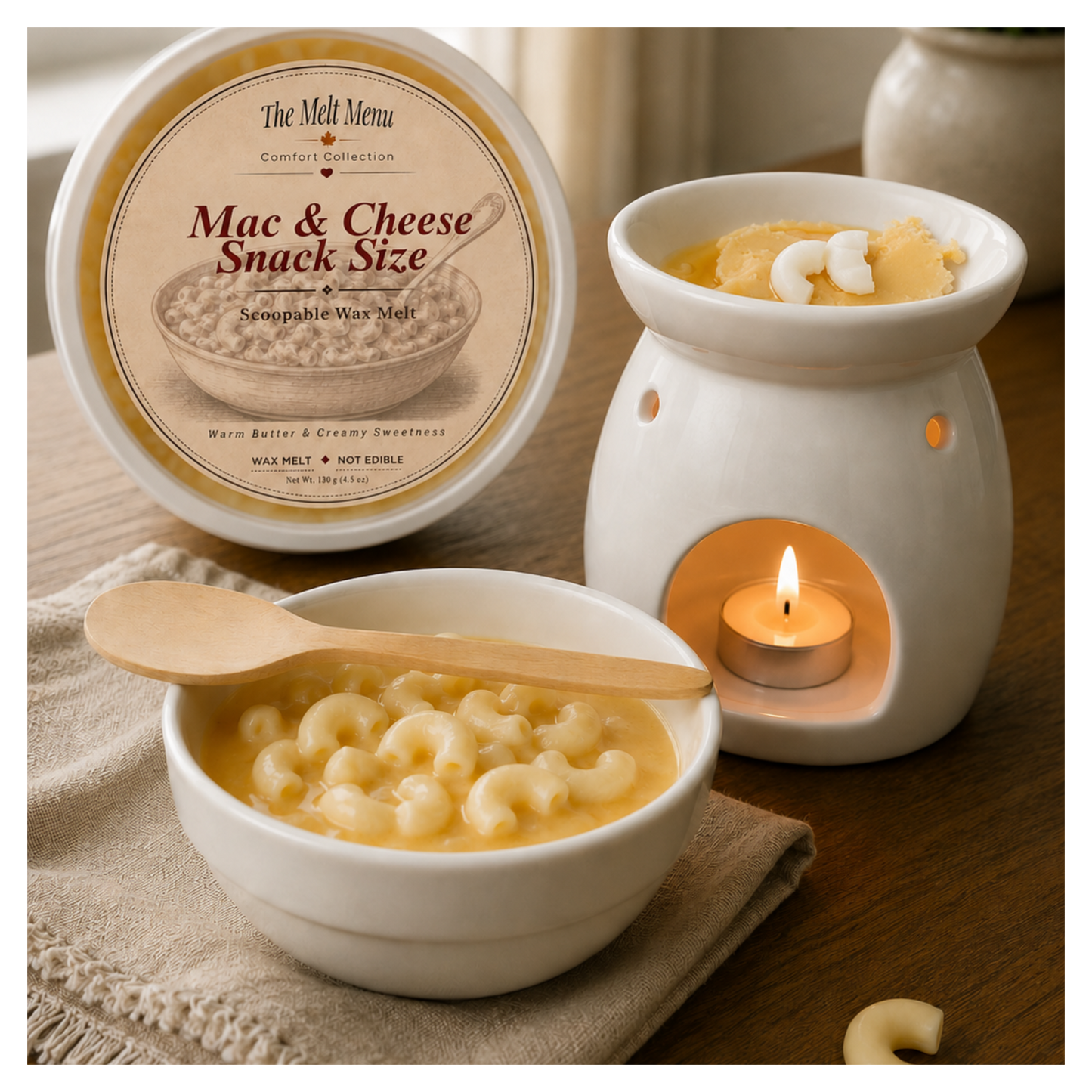 Mac & Cheese - Snack-Size Bowl Wax Melt