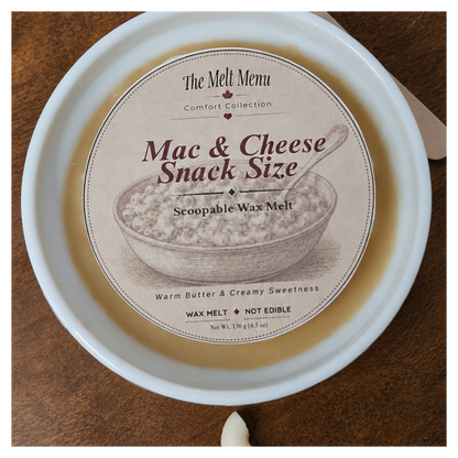 Mac & Cheese - Snack-Size Bowl Wax Melt