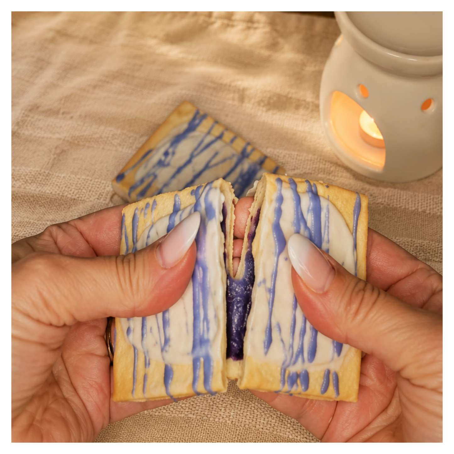 Blueberry Toaster Pastry (2 pack) | Pull Apart Wax Melt