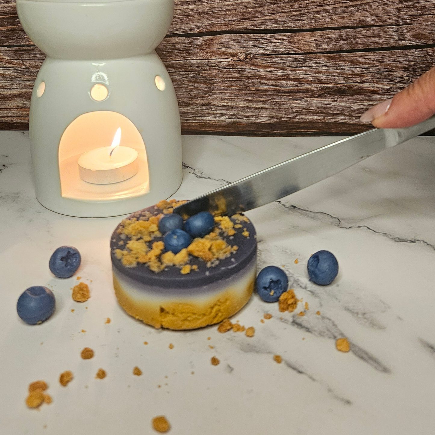 Mini Blueberry Cheesecake | Sliceable Wax Melt