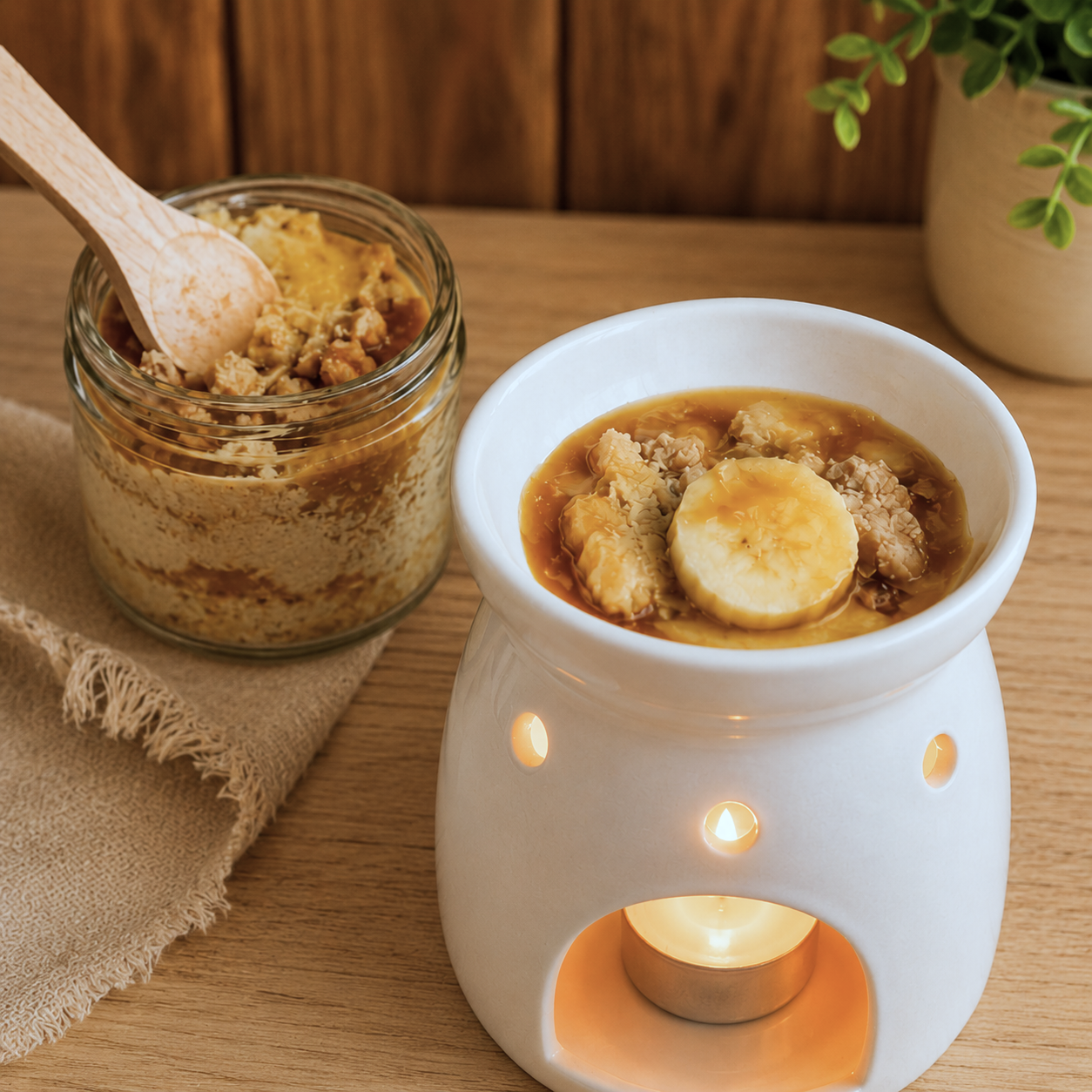 Caramel Banana Crumble  | Scoopable Wax Melt