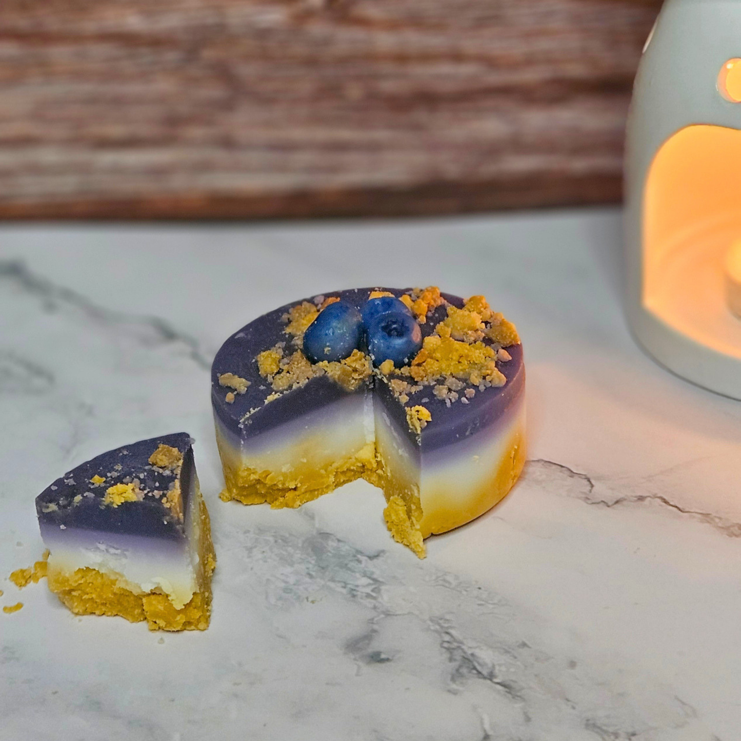 Mini Blueberry Cheesecake | Sliceable Wax Melt