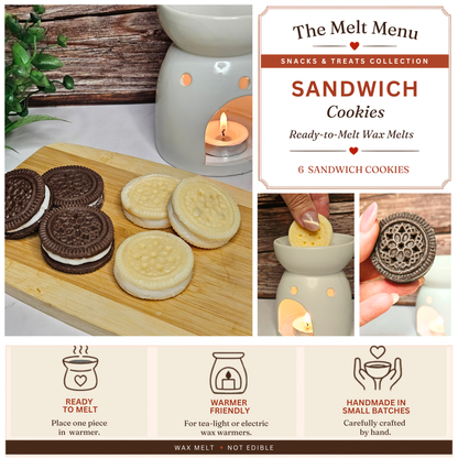 Cookies & Cream Sandwich Cookies Wax Melts