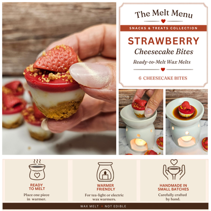 Strawberry Cheesecake Bites Wax Melts