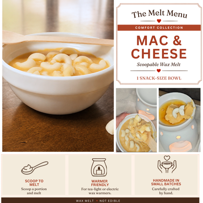 Mac & Cheese - Snack-Size Bowl Wax Melt